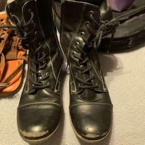Black Combat Boots